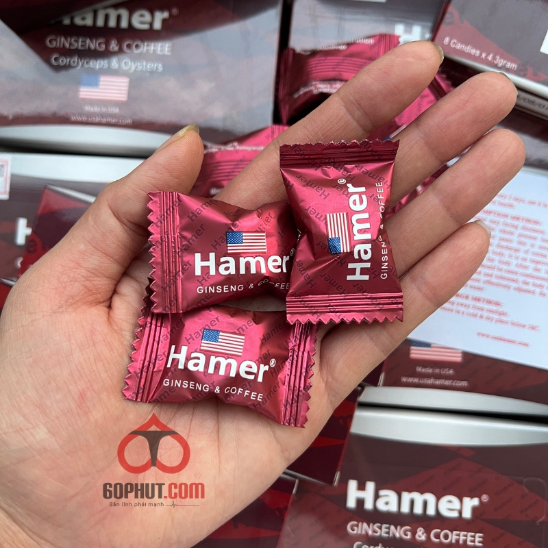 Kẹo Sâm Hamer Chính Hãng Mỹ – Giải Pháp Ngậm Tăng Ham Muốn Cường Dương Hiệu Quả 1 Viên Duy Nhất